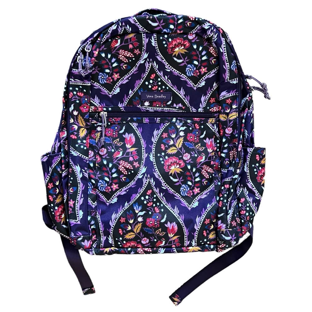 Vera Bradley Purple Floral Backpack
